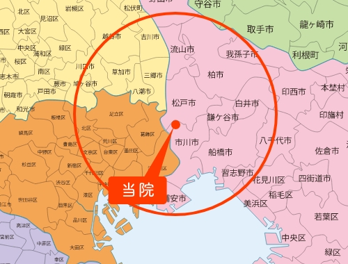 訪問歯科エリア